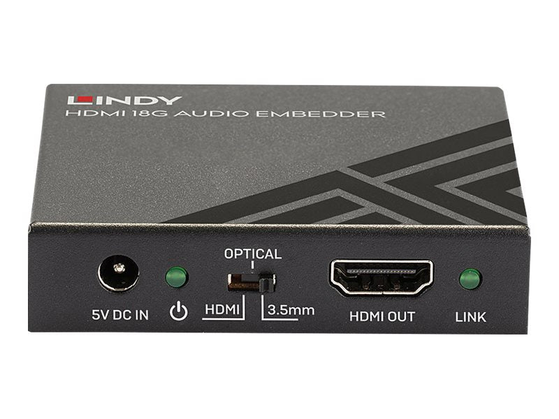 LINDY HDMI 18G Audio Embedder Seitenansicht