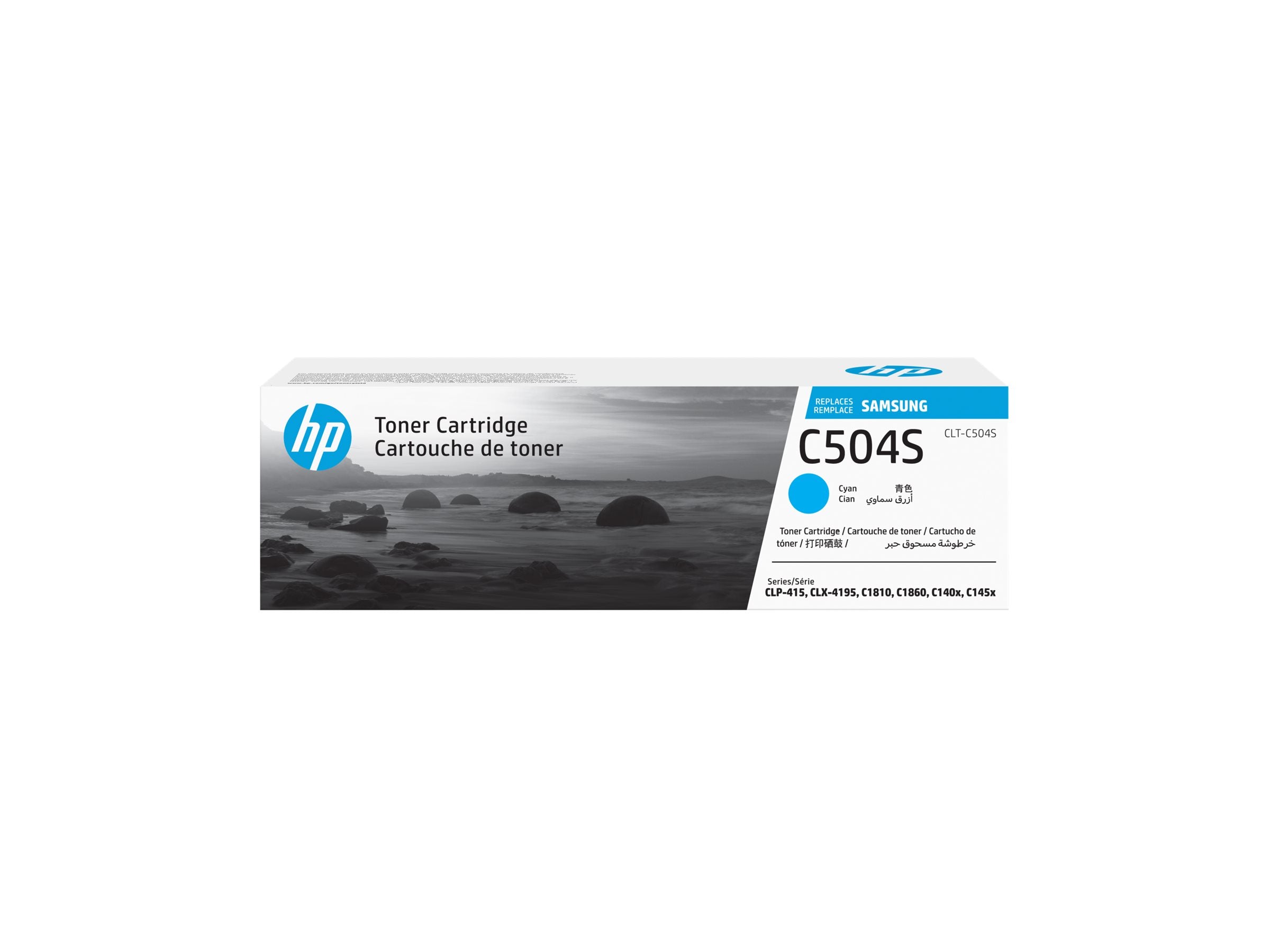 SAMSUNG original Toner cartridge LT-Cartridge504S/ELS Cyan Toner cartridge SU025A - Vorderansicht