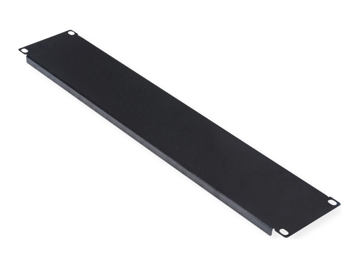 ROLINE Blindblende 48,26cm 19Zoll 2 HE schwarz - Vorderansicht