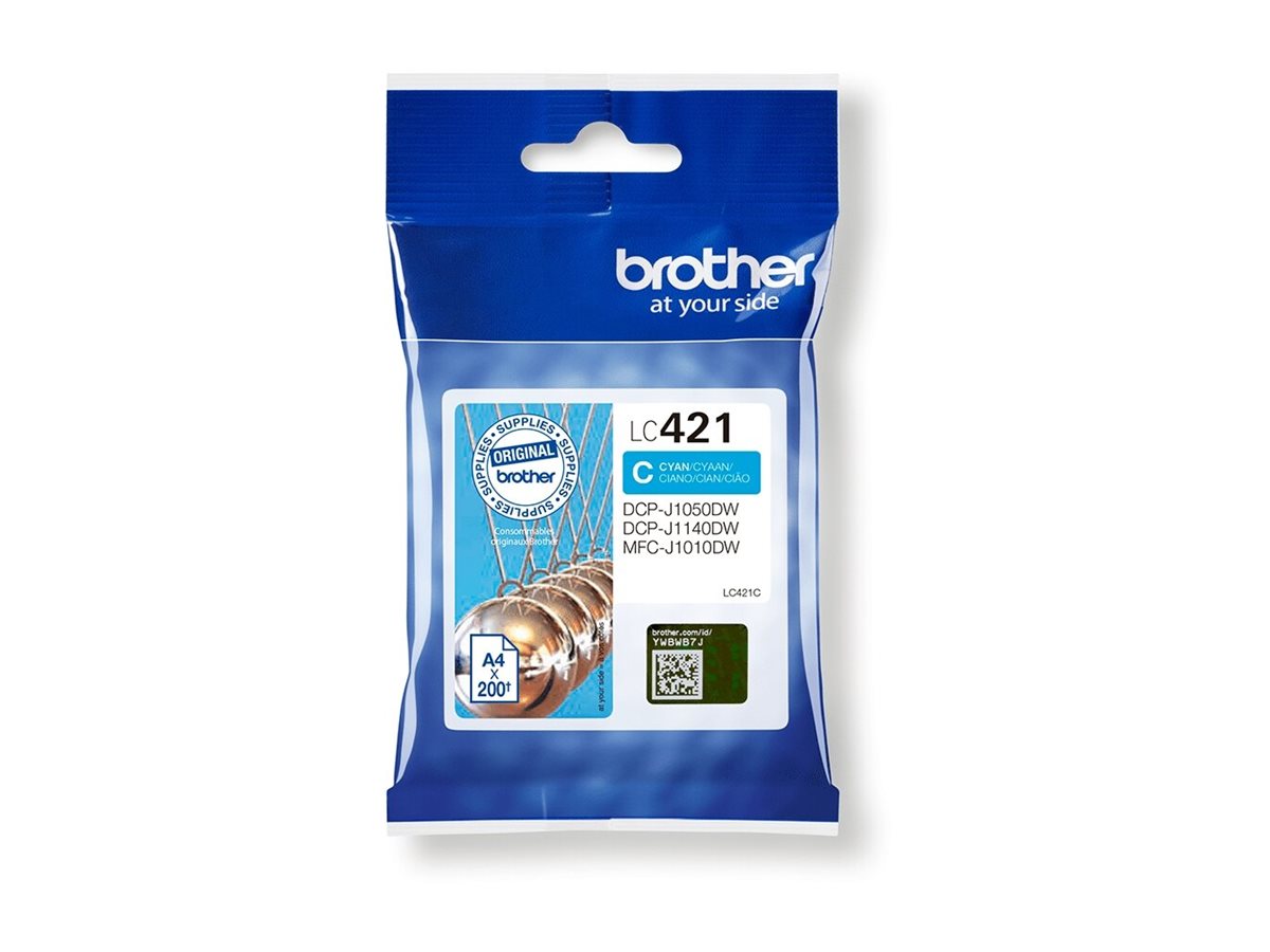 BROTHER LC-421C Cyan Tintenpatrone Detailansicht