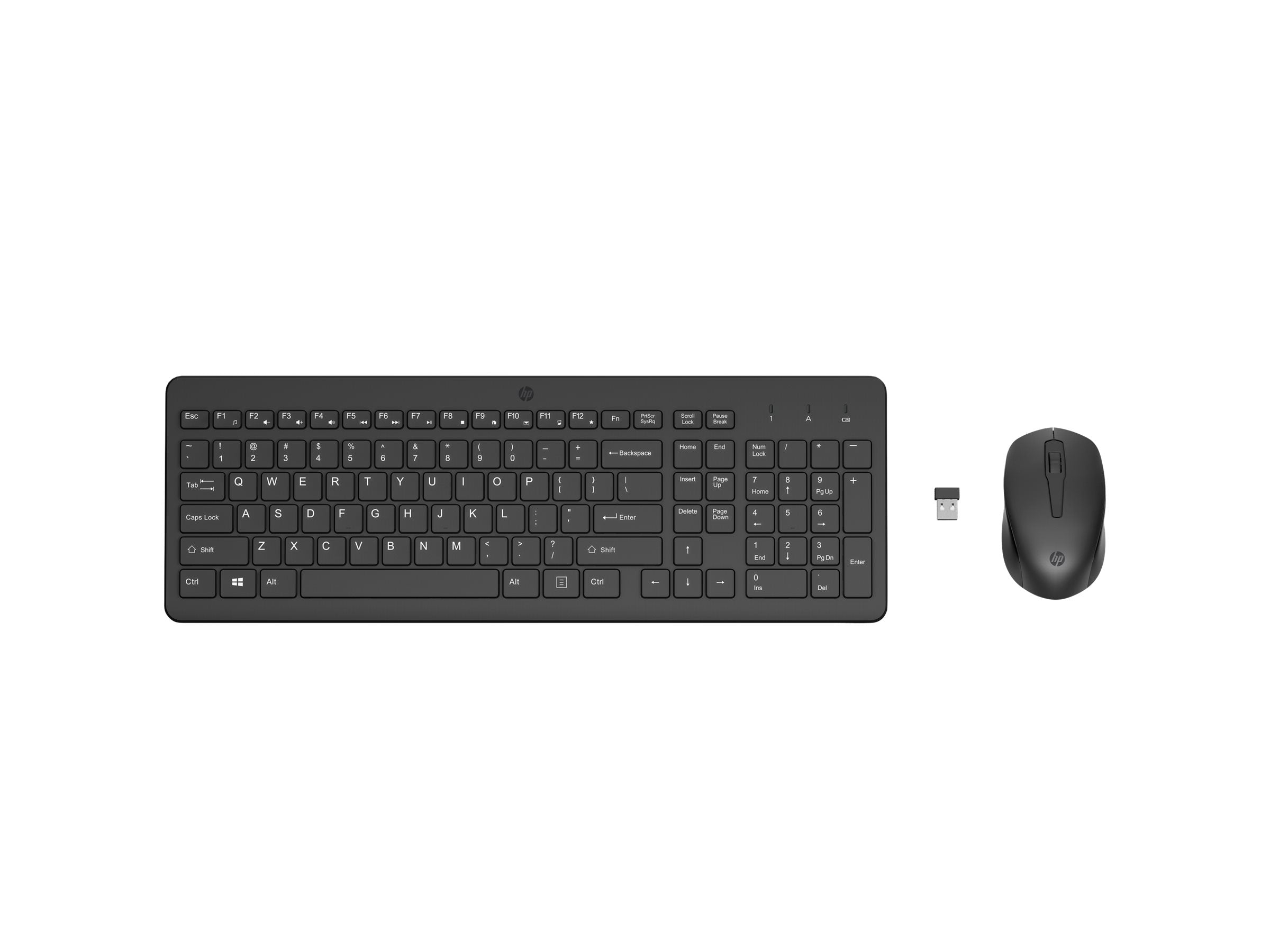 HP 330 Wireless Mouse & Keyboard Combination Vorderansicht