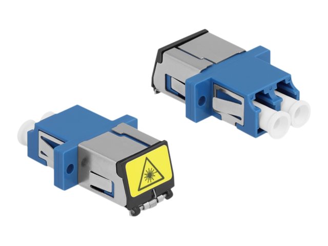DELOCK LWL Kupplung LC Duplex Buchse Verpackung