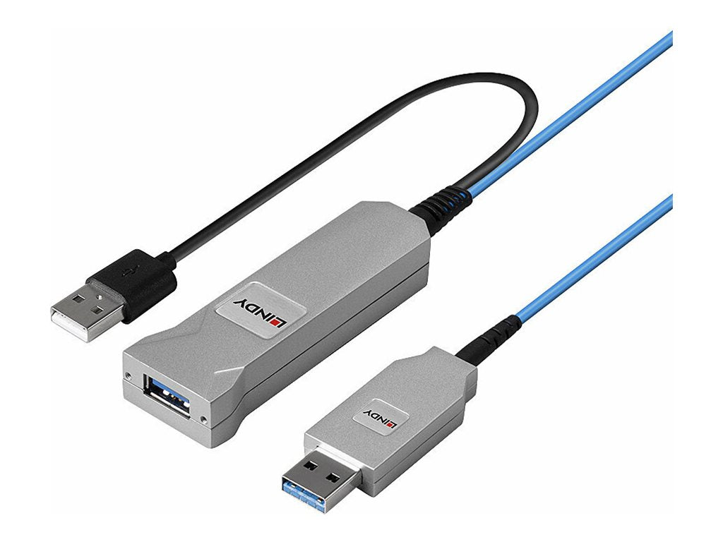 LINDY 30m Fibre Optic USB 3.0 Kabel - Detailansicht