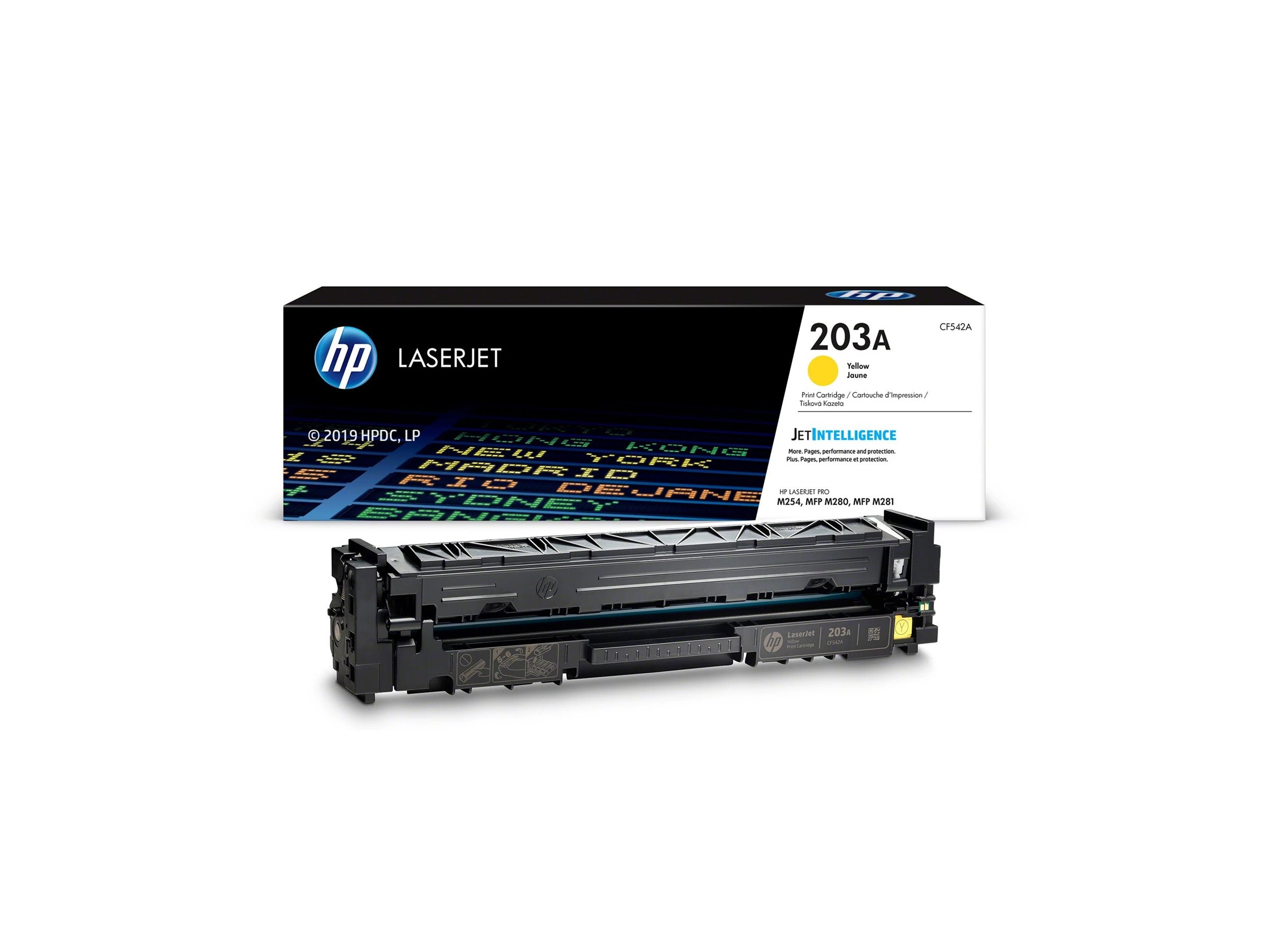 HP 203A Original Yellow LaserJet Toner Cartridge Detailansicht