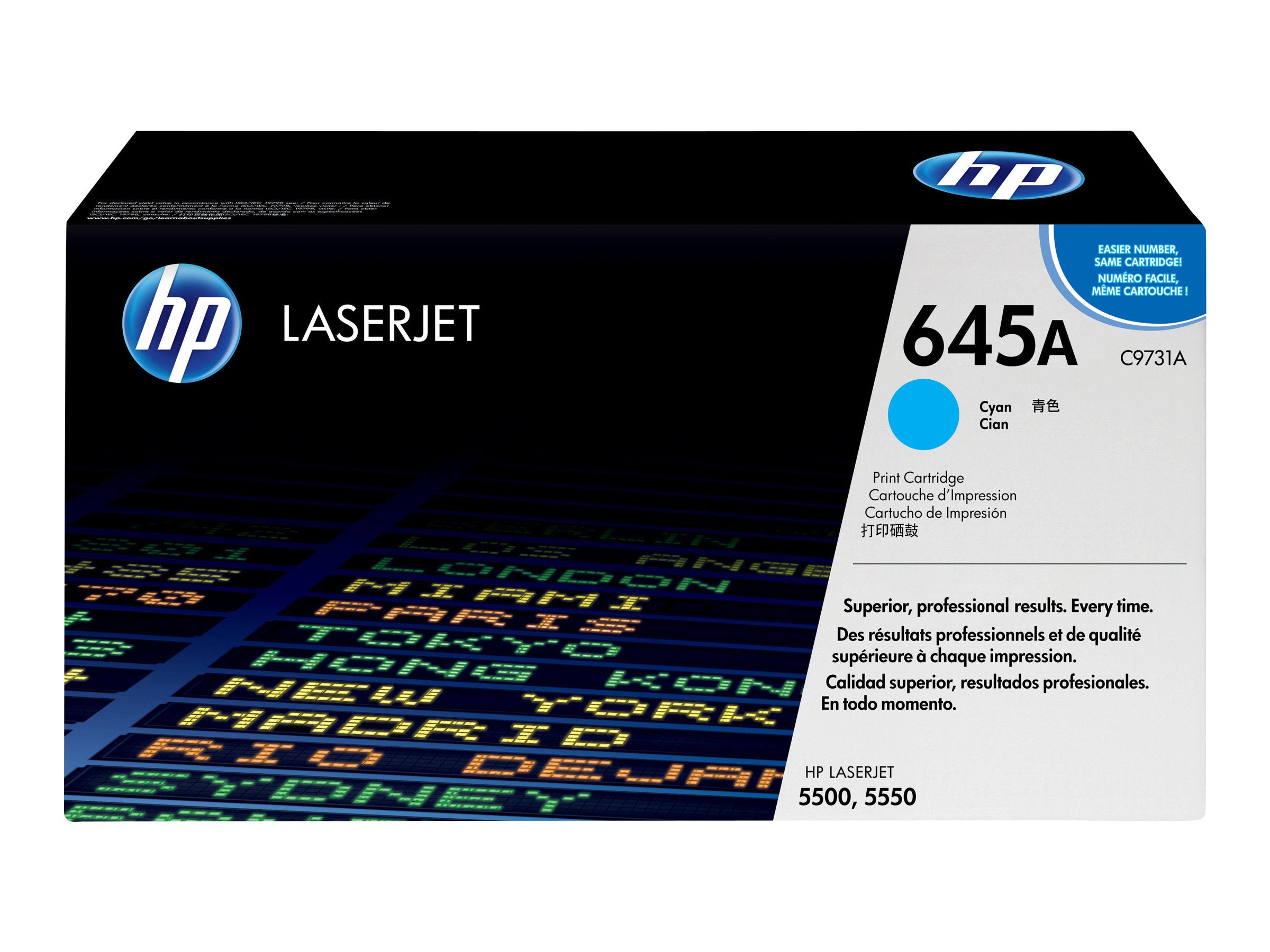 HP 645A Tonerpatrone C9731A cyan Detailansicht