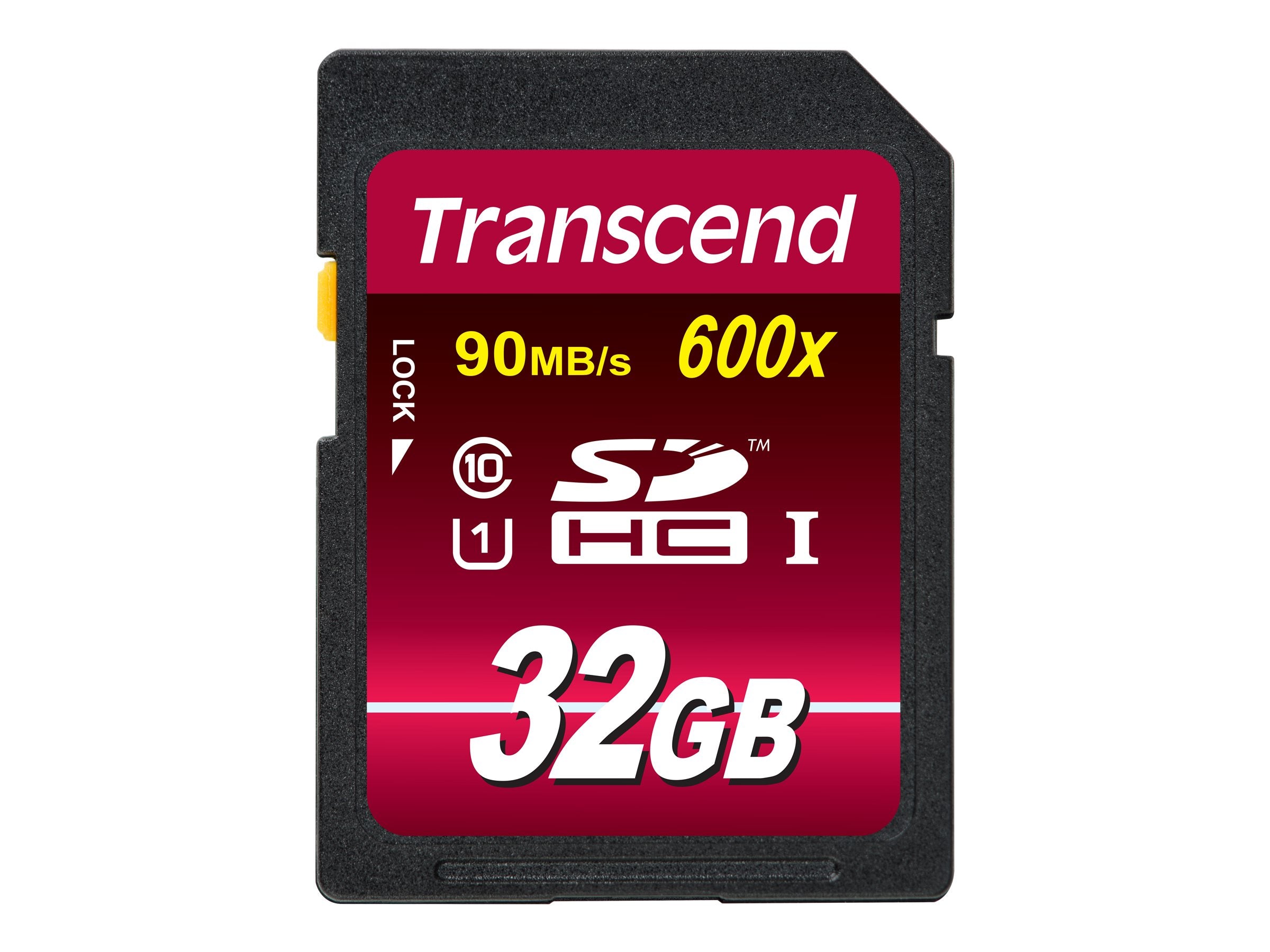 TRANSCEND Ultimate 32GB SDHC UHS-I Card Vorderansicht