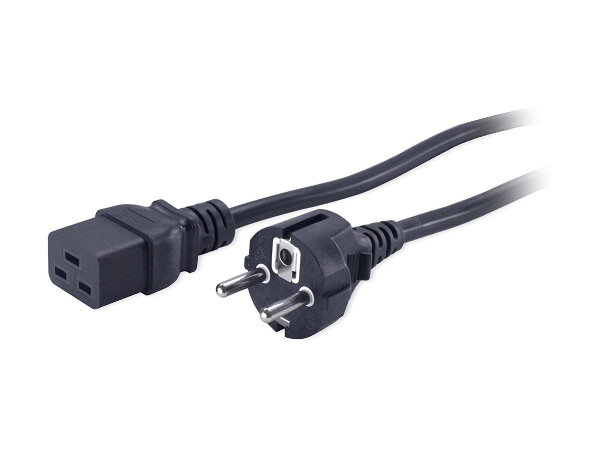 APC Power cable IEC 60320 C19 to power CEE 7/7m AC 230V 2,5m Black - Verpackung