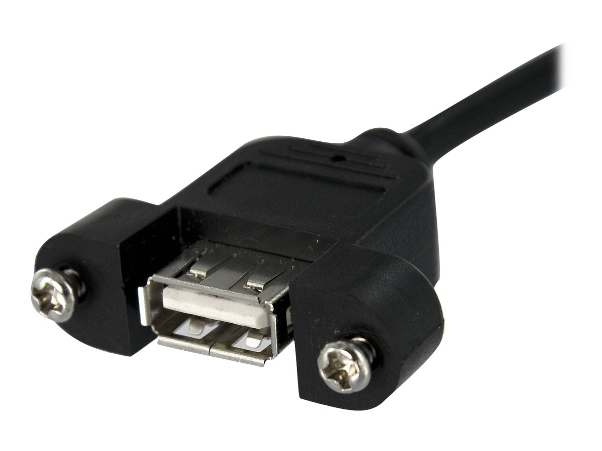 STARTECH.COM 90cm USB 2.0 Blendenmontage Kabel - Detailansicht