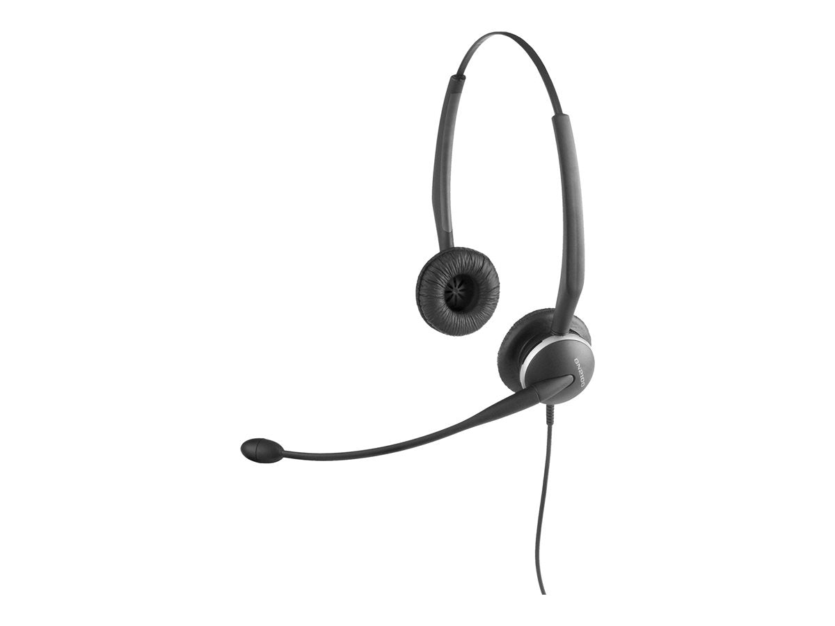 JABRA GN 2100 Duo Telecoil Noise-Cancelling microphone boom flexible for people using hearing aid