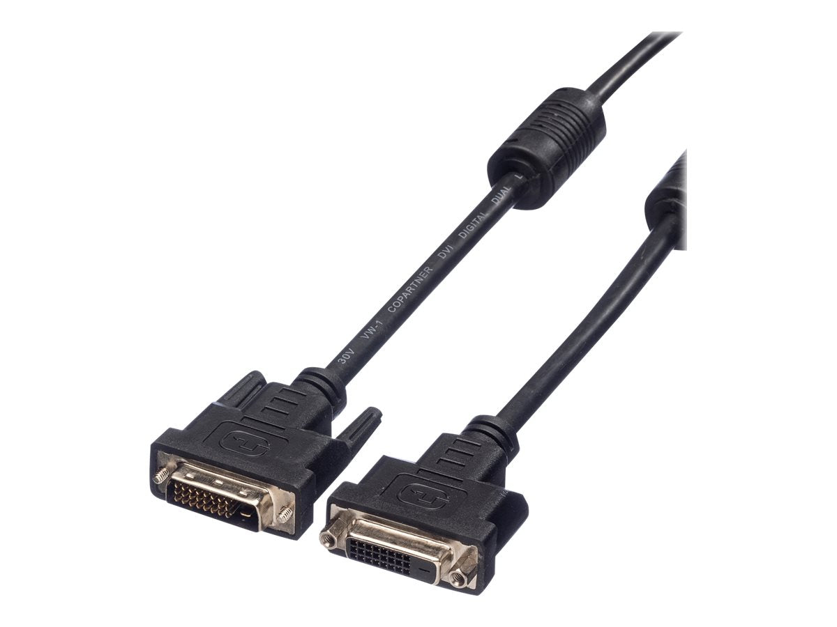 VALUE Verlängerungskabel DVI DVI ST-BU 24+1 dual link 3m - Vorderansicht