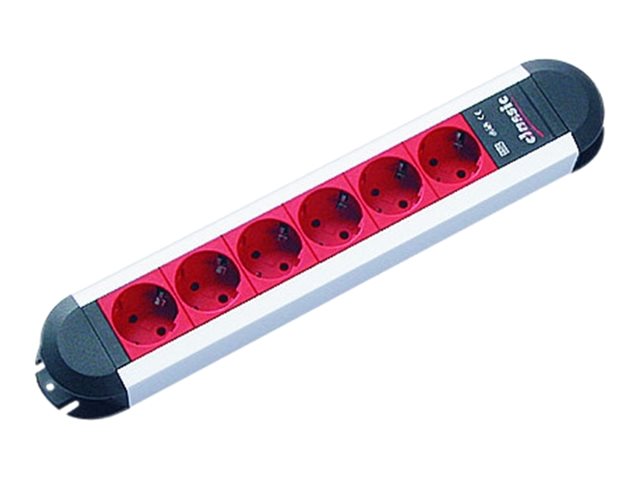 BACHMANN PRIMO 6xCEE7/3 EDV-Rot Strom 2m Verpackung