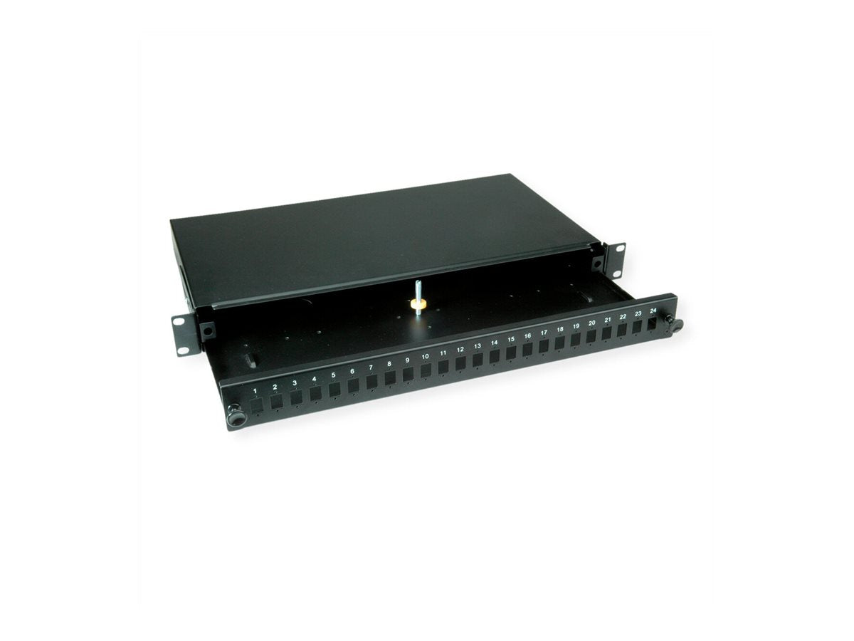 VALUE 48,26cm 19Zoll Spleissbox Innenansicht