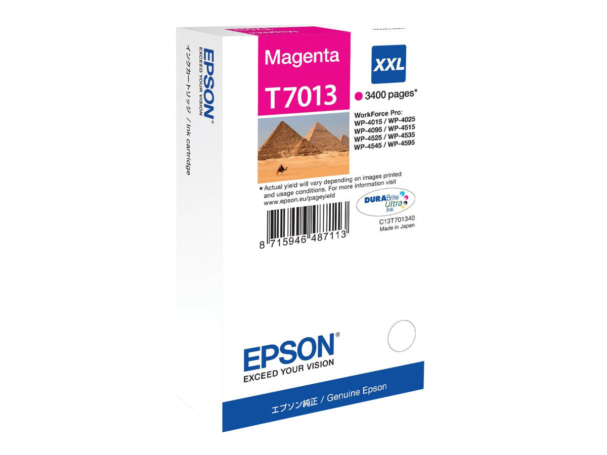 EPSON 1LB WP4000/4500 Tintenpatrone magenta Verpackung