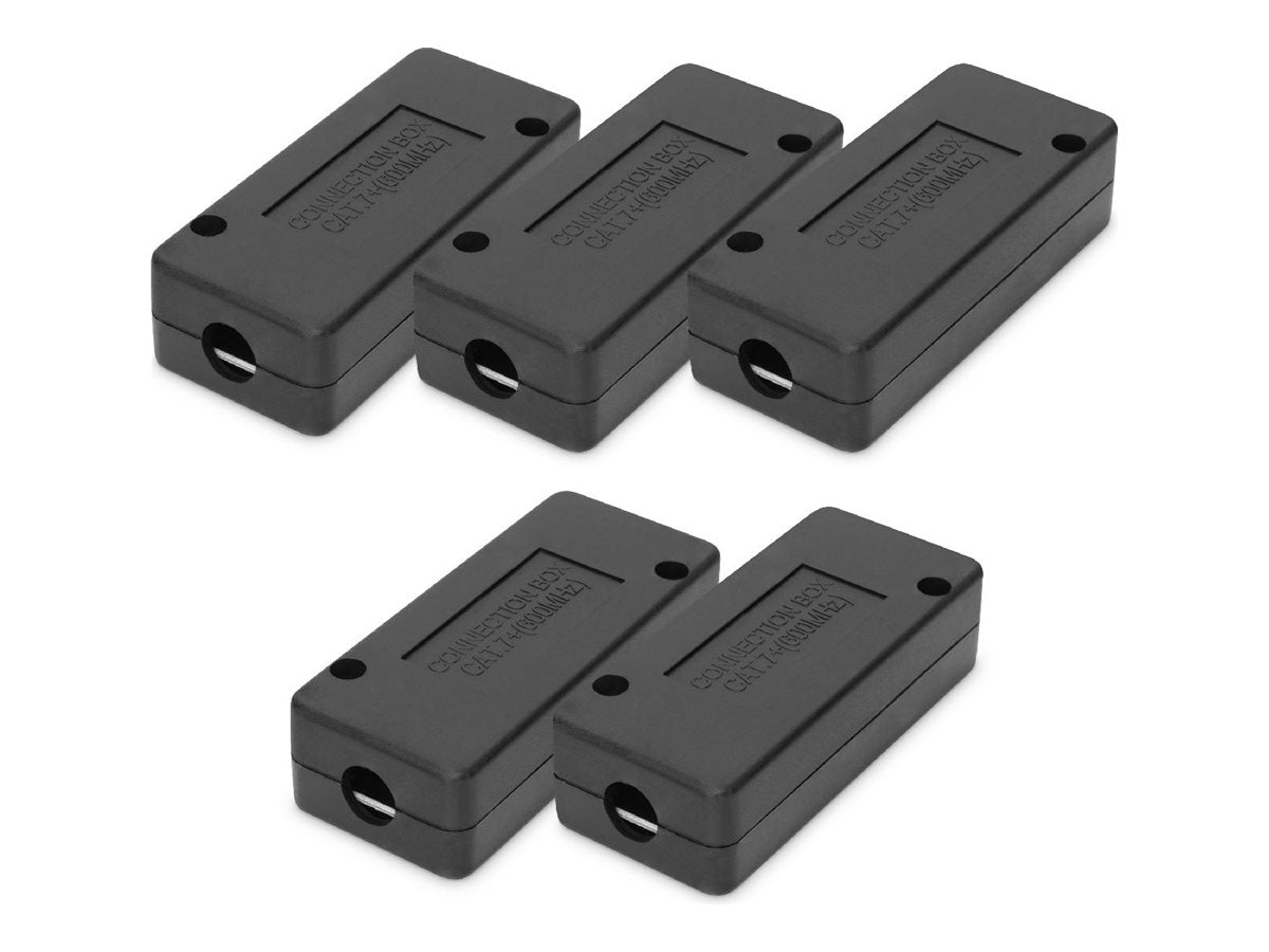 DIGITUS Junction Box CAT 7 600 MHz LSA strips for AWG 22-26 fully shielded comp. design 26x35x80mm