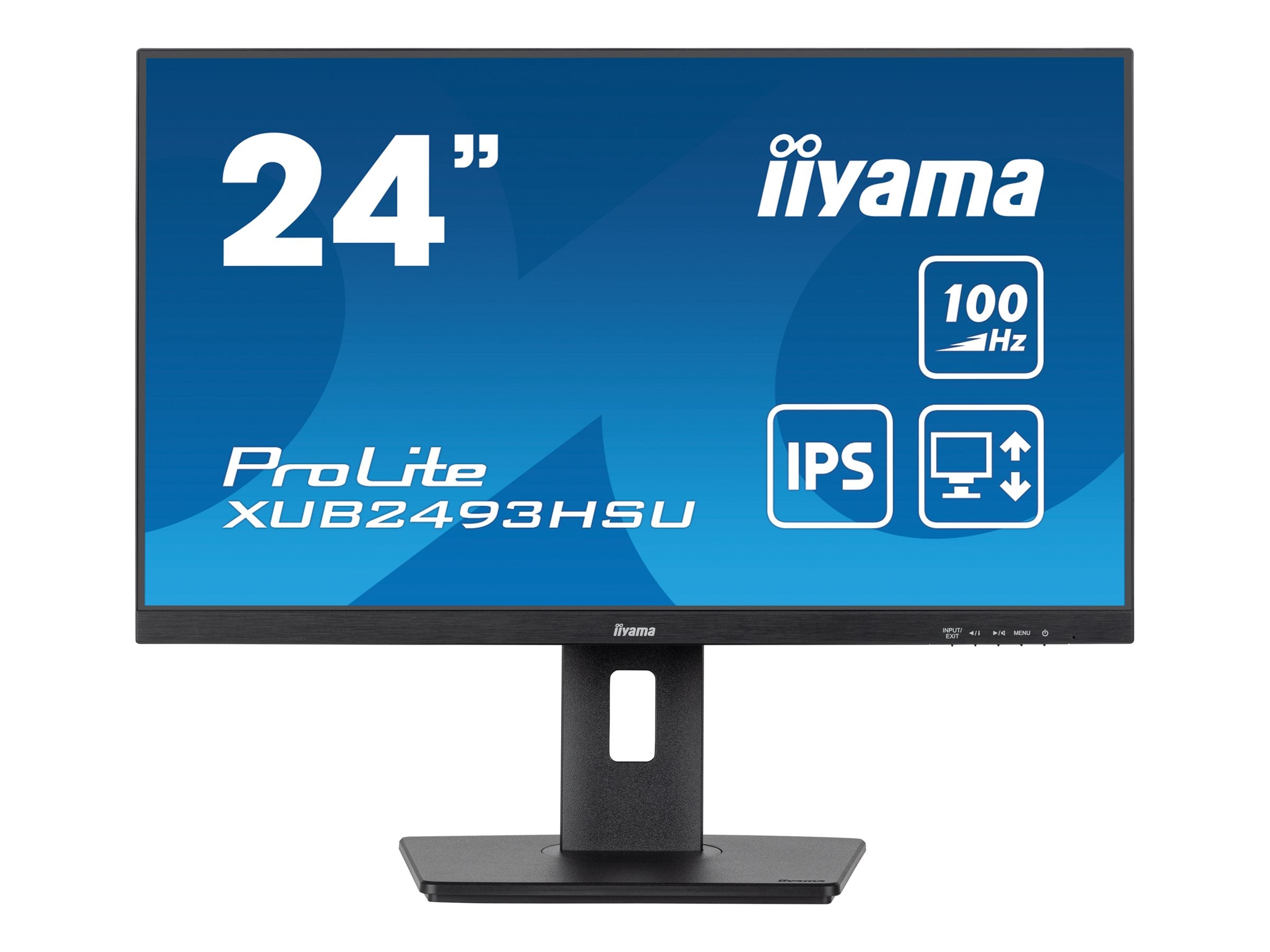 IIYAMA XUB2493HSU-B7 Monitor Vorderansicht