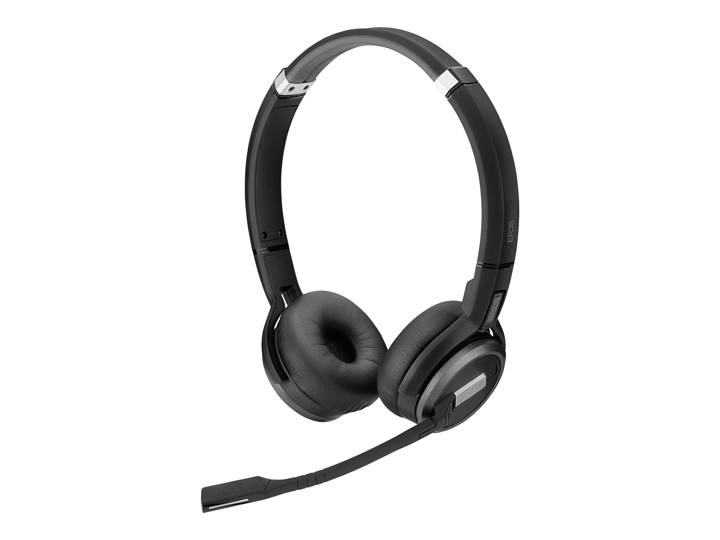 EPOS IMPACT SDW 60 HS separates Stereo DECT GAP Kopfbugel Headset in Benutzung