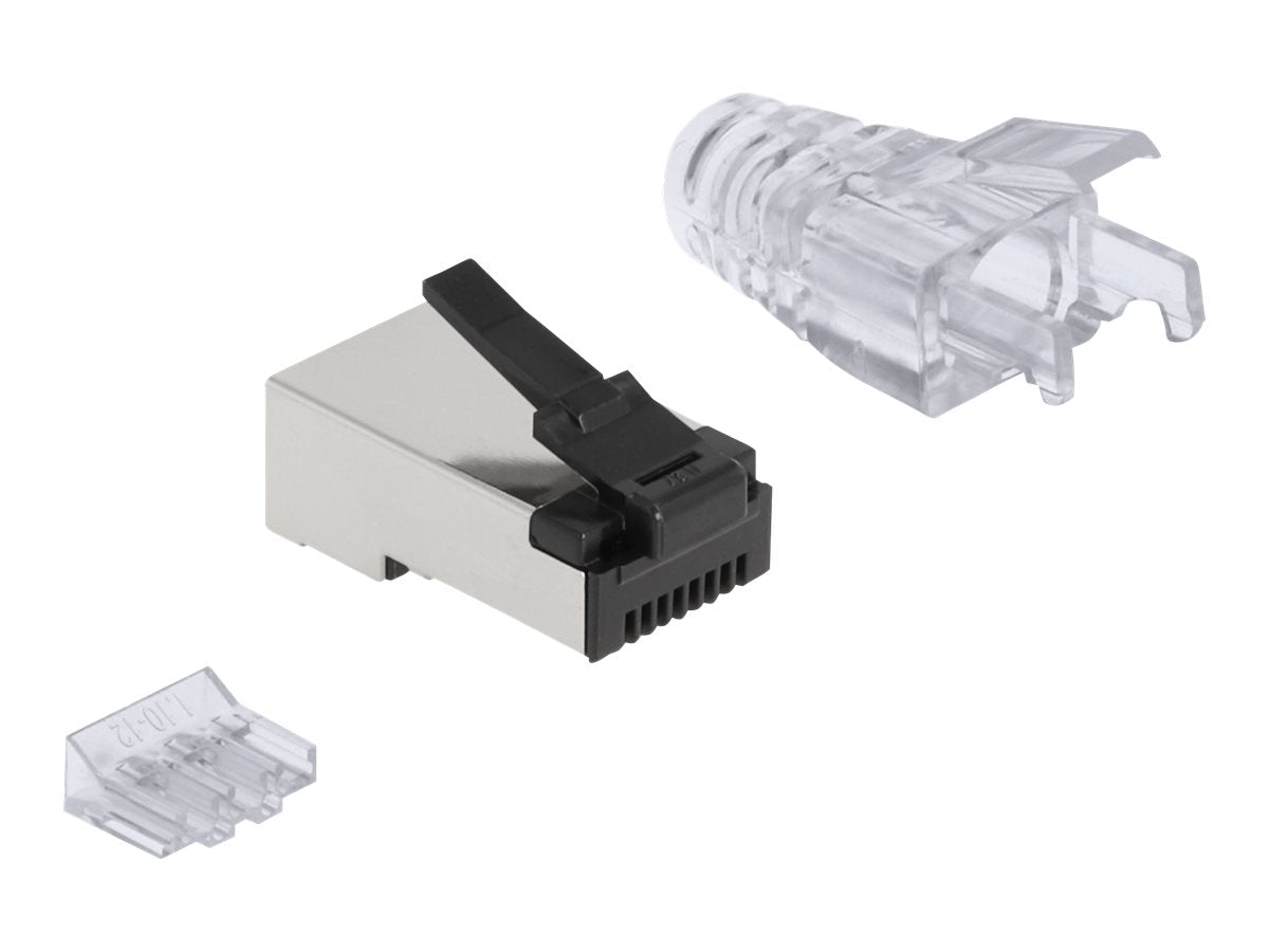 DELOCK RJ45 Modularer Stecker Cat.6 Vorderansicht
