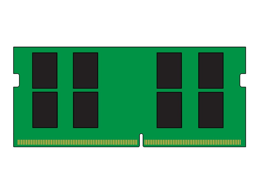 KINGSTON 16GB 3200MHz DDR4 Non-ECC SODIMM Vorderansicht