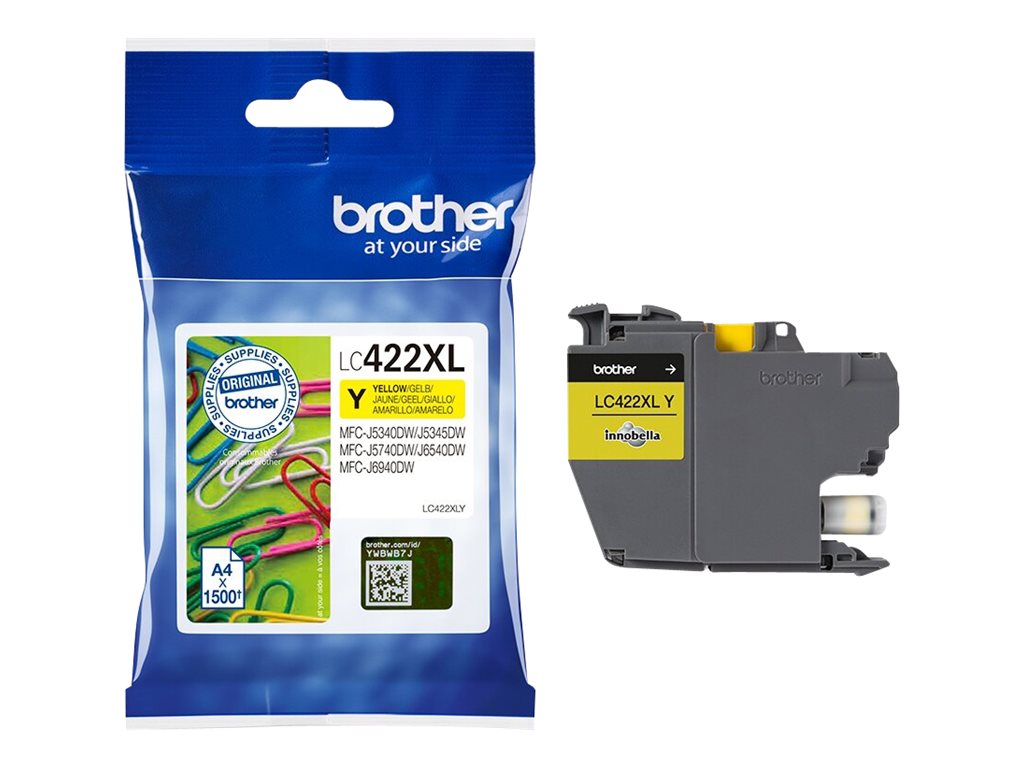 BROTHER LC422XLY HY Tintenpatrone Detailansicht