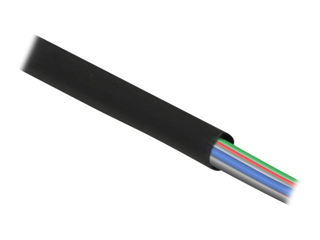 DELOCK Schrumpfschlauch 1 m x 20 mm schwarz - Vorderansicht
