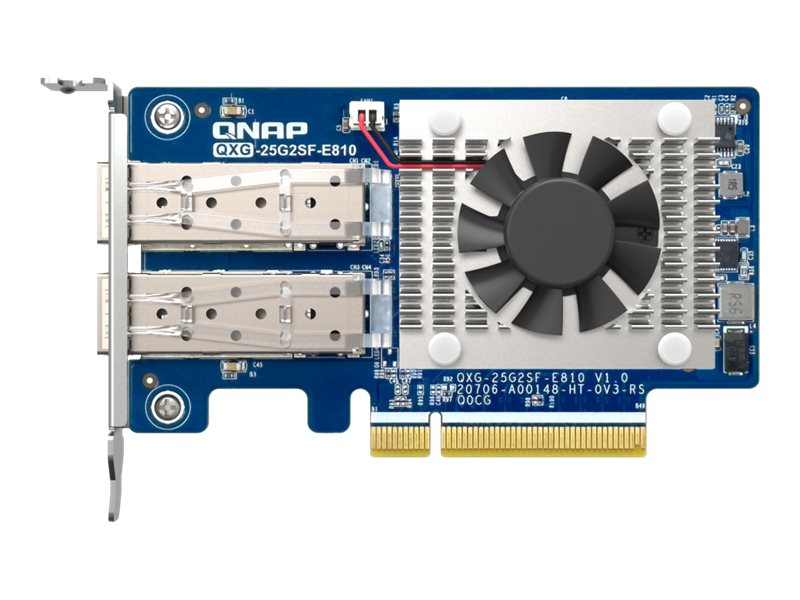 QNAP QXG-25G2SF-E810 Netzwerkadapter Vorderansicht