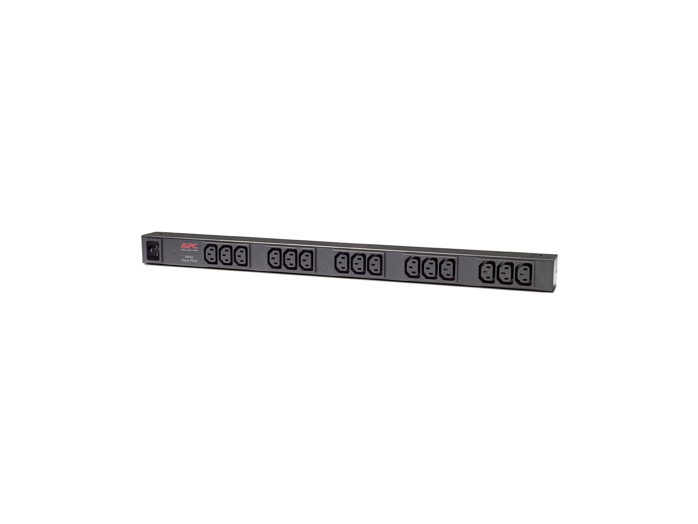APC Basic Rack PDU Zero U Rack AC 120/208/230V input IEC 60320 C20 output connectors 15 power IEC 60320 C13 0U 2