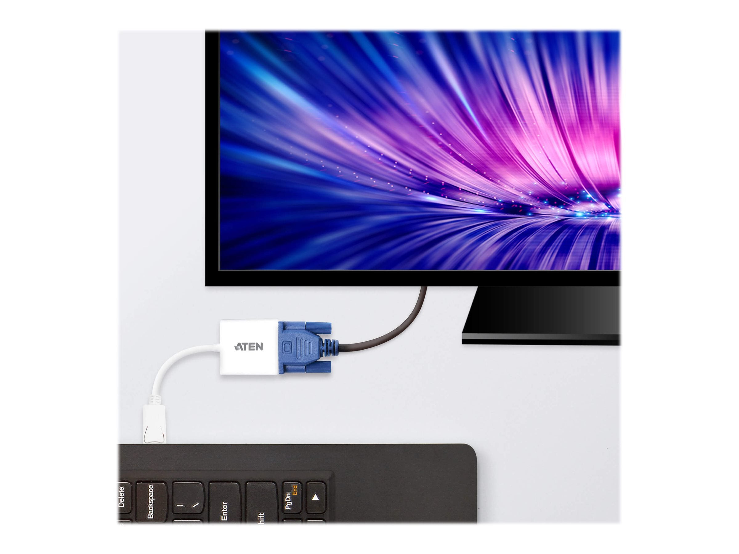 ATEN DisplayPort to VGA Adapter Verpackung