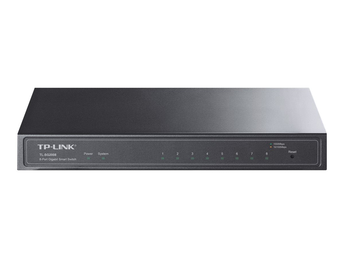 TP-LINK SG2008 Omada 8-Port Gigabit Smart Switch Vorderansicht