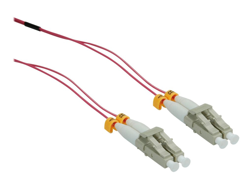 ROLINE LWL-Kabel SLIM 50/125um OM4 LSOH LC/LC violett 2m - Verpackung