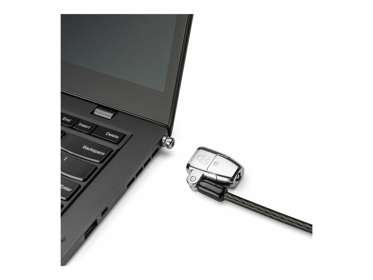 KENSINGTON ClickSafe 2.0 Universelles 3-in-1 Laptopschloss - Master Key FT