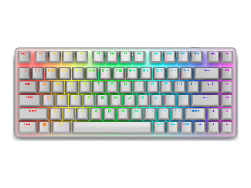 DELL Alienware Pro Wireless Gaming Keyboard Lunar Light Vorderansicht