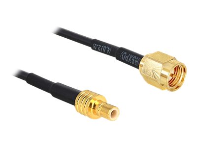 DELOCK HF SMA Stecker>SMB Buchse 3m Vorderansicht