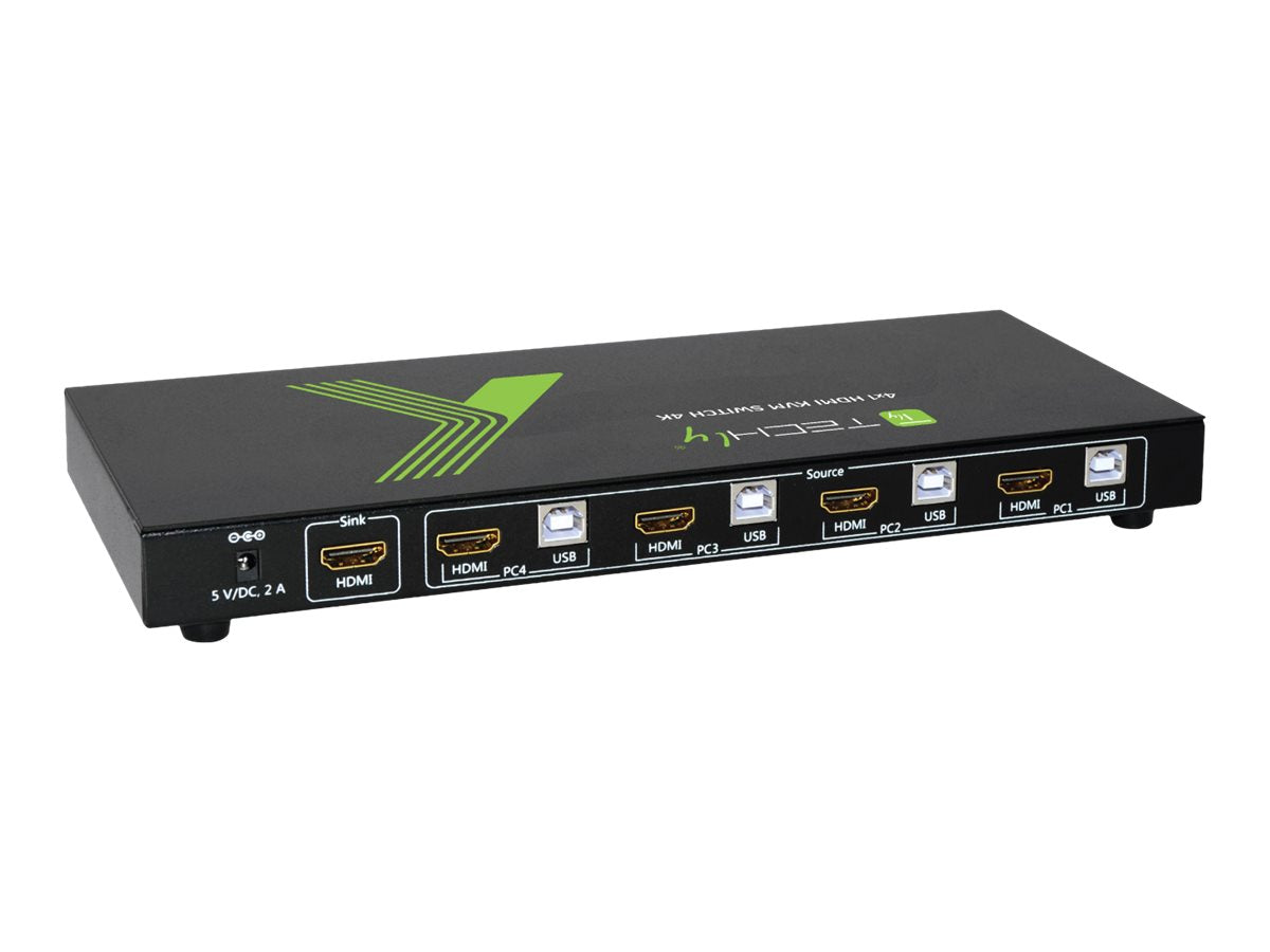 TECHLY USB HDMI KVM Switch 4X1 Verpackung