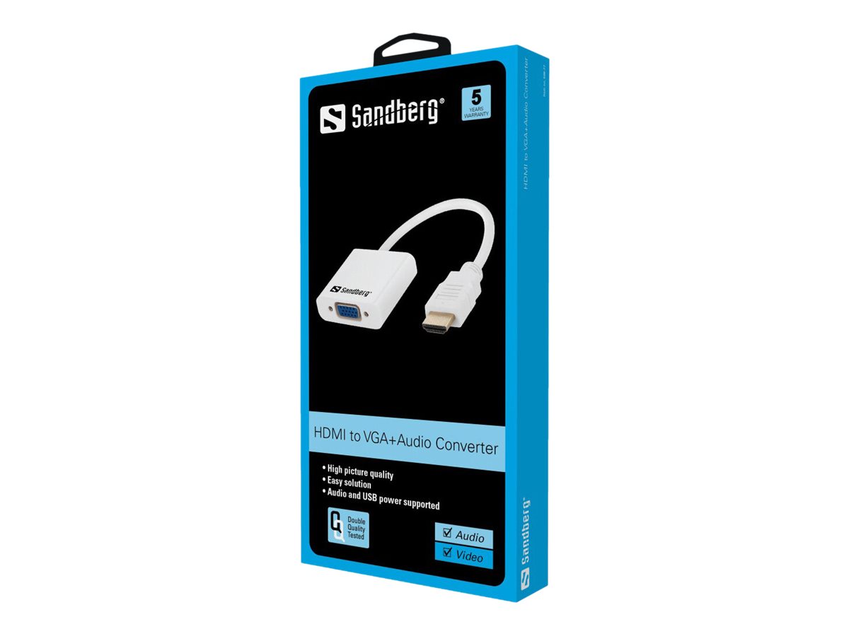 SANDBERG HDMI to VGA+Audio Converter Detailansicht