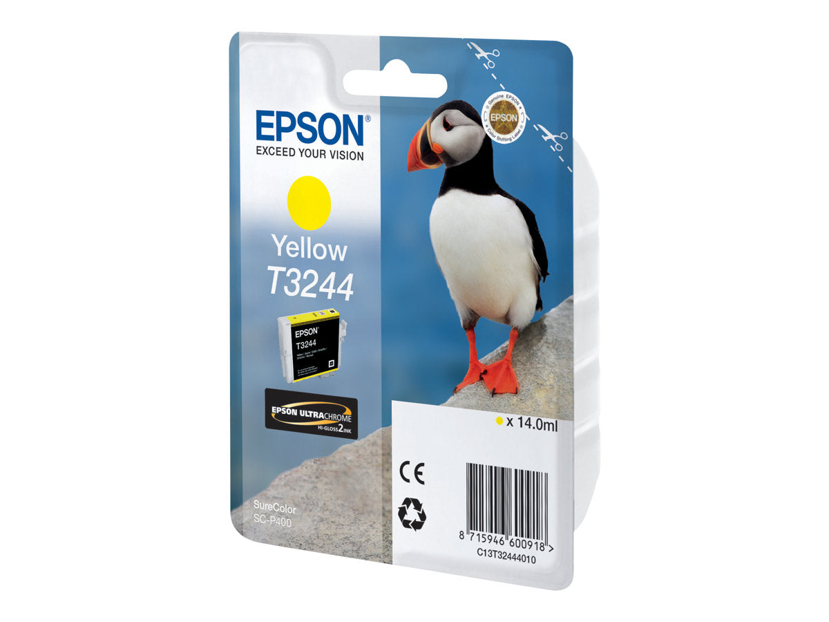 EPSON T3244 Gelb Tintenpatrone im Einsatz