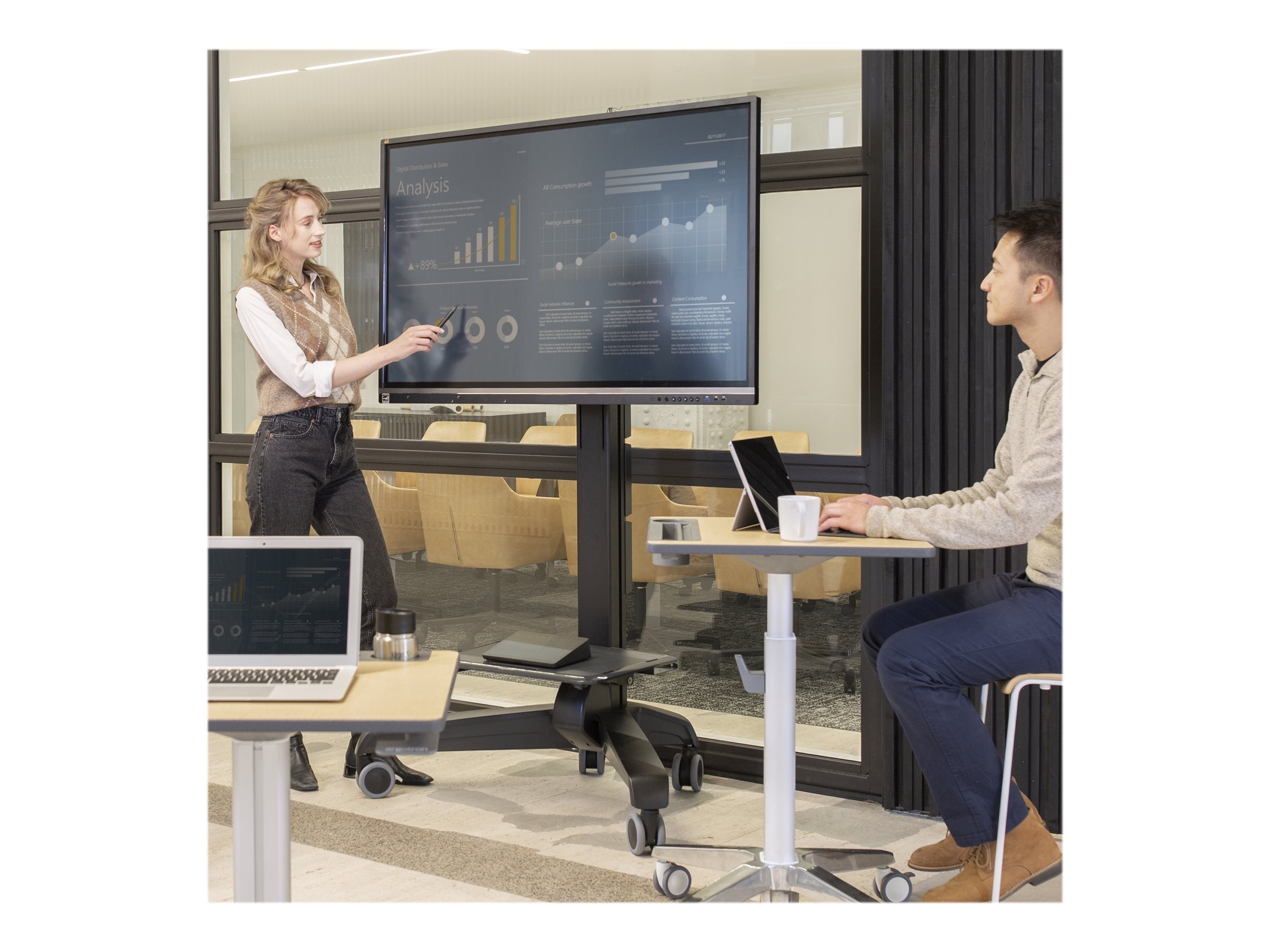 Verpackung des ERGOTRON Neo-Flex Mobile MediaCenter VHD