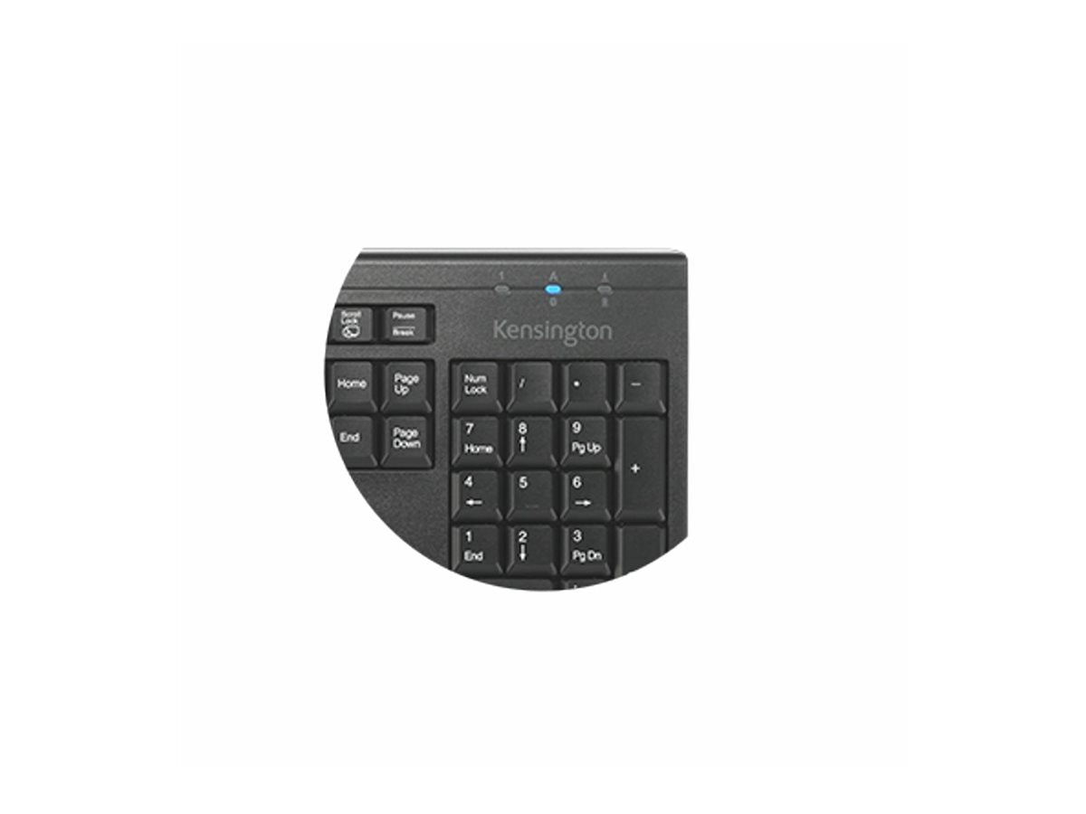 KENSINGTON KM270 EQ Rechargeable Desktop Set wireless - Detailansicht der Tastatur
