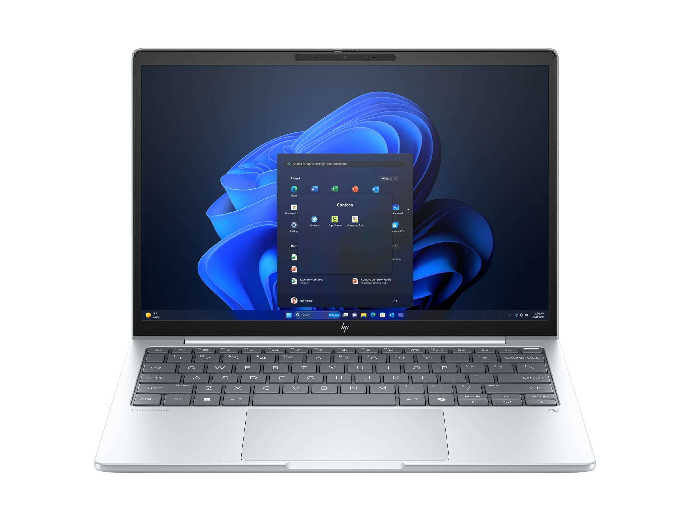HP EliteBook 8 G1a Notebook Seitenansicht