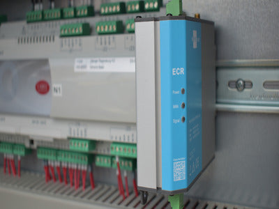 INSYS icom Industrial IoT Kit - Modbus-Gateway ECR-LW300 mit Temperatur- und Luftfeuchtigkeitssensoren