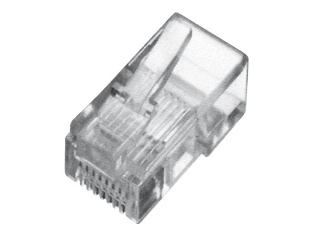 DIGITUS Modular Stecker für Flachbandkabel 8P8C ungeschirmt - Vorderansicht