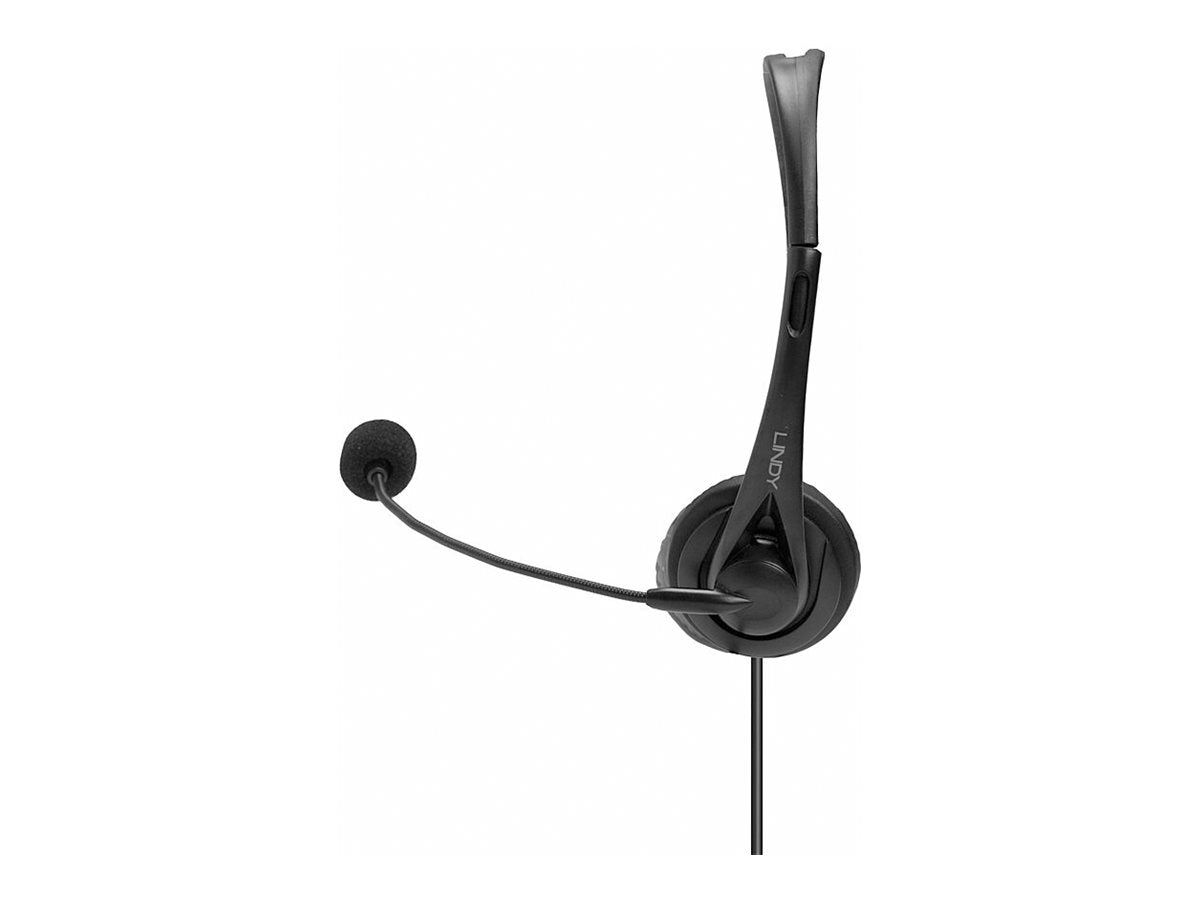 LINDY USB Stereo Headset mit Mikrofon - Seitenansicht