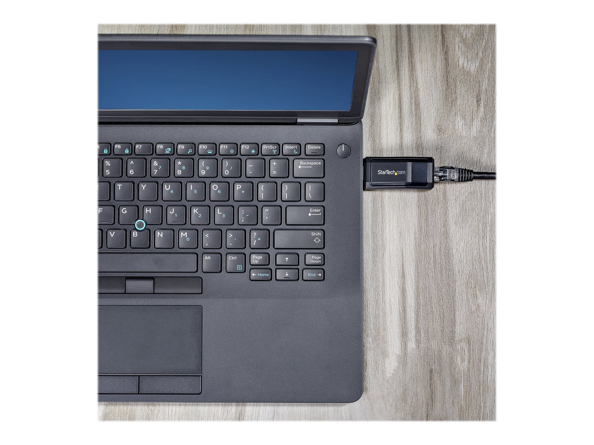 STARTECH.COM USB 3.0 auf Gigabit Ethernet Lan Adapter - Schwarz