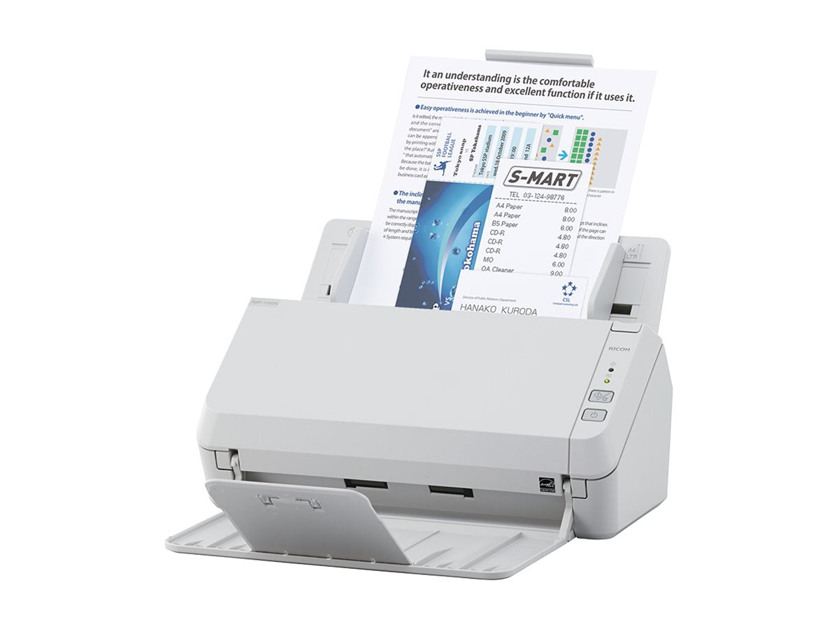 RICOH SP-1120N Dokumentenscanner Anschlussmöglichkeiten