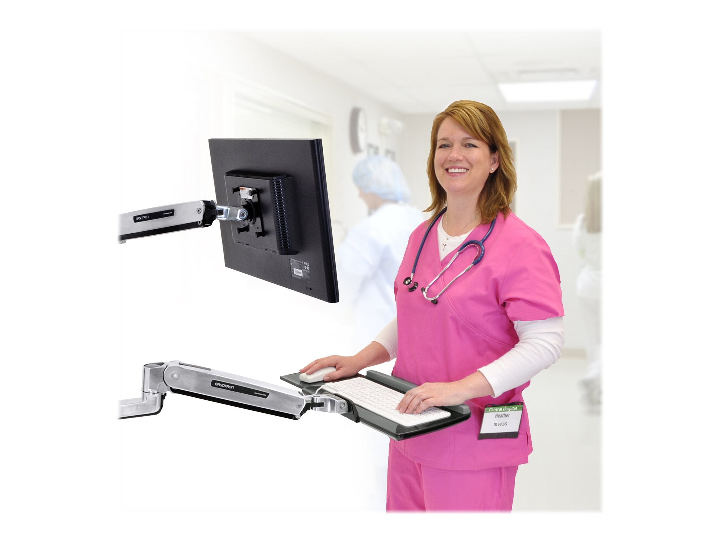 ERGOTRON LX Steh-Sitz-Wandmontage-Tastaturarm Verpackung