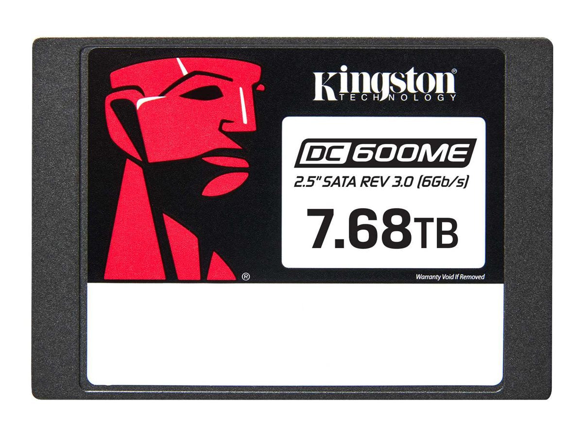 KINGSTON 7680GB DC600ME Mixed-Use SATA SSD Vorderansicht