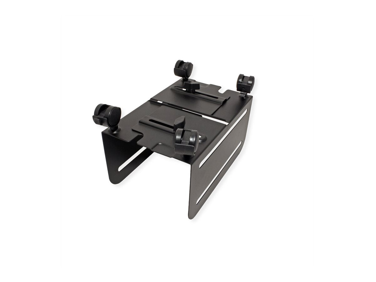 VALUE PC-Ständer rollbar schwarz - Vorderansicht