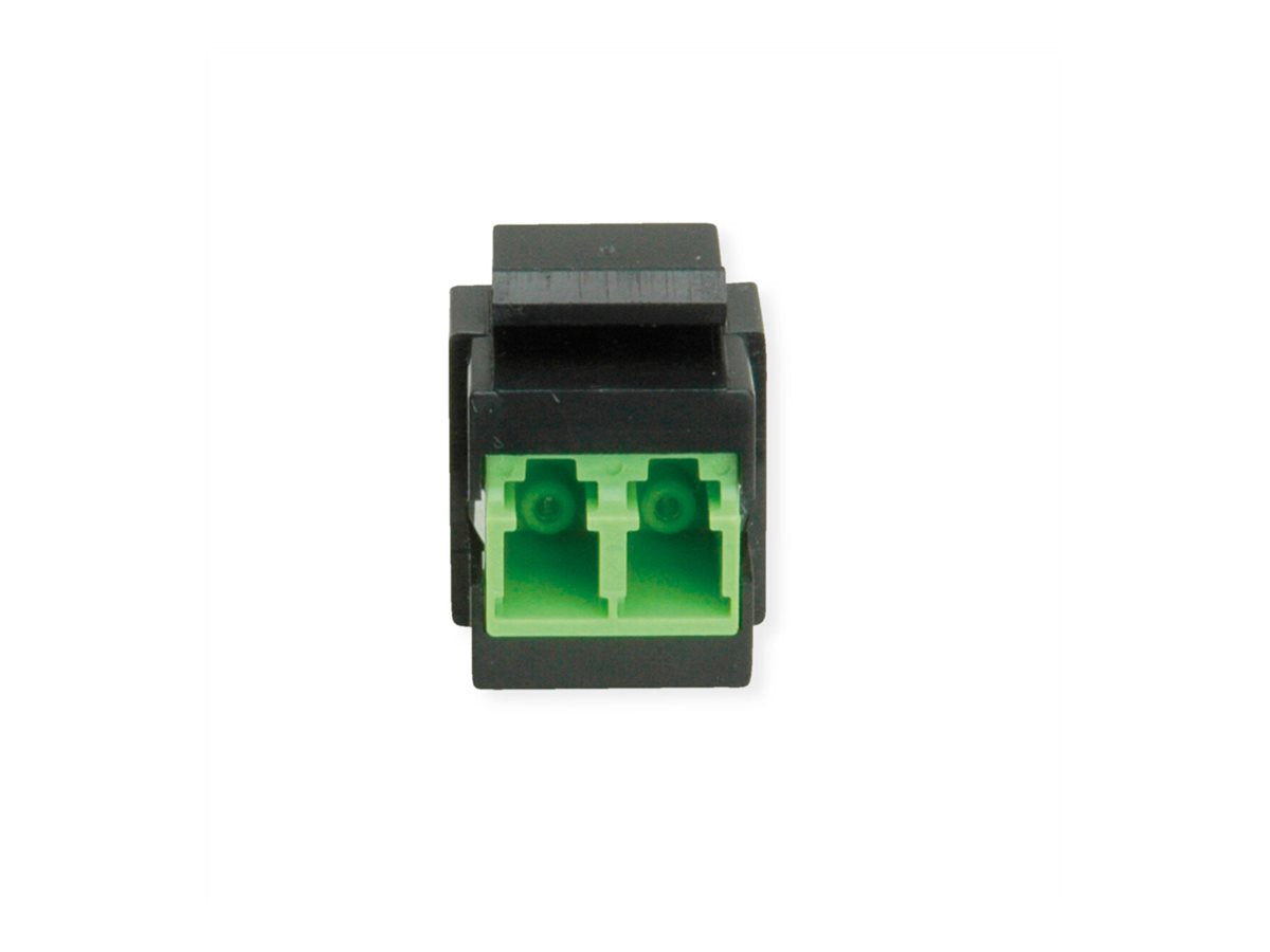 ROLINE Keystone LWL-Adapter LC/LC Duplex Multimode OM5 Seitenansicht