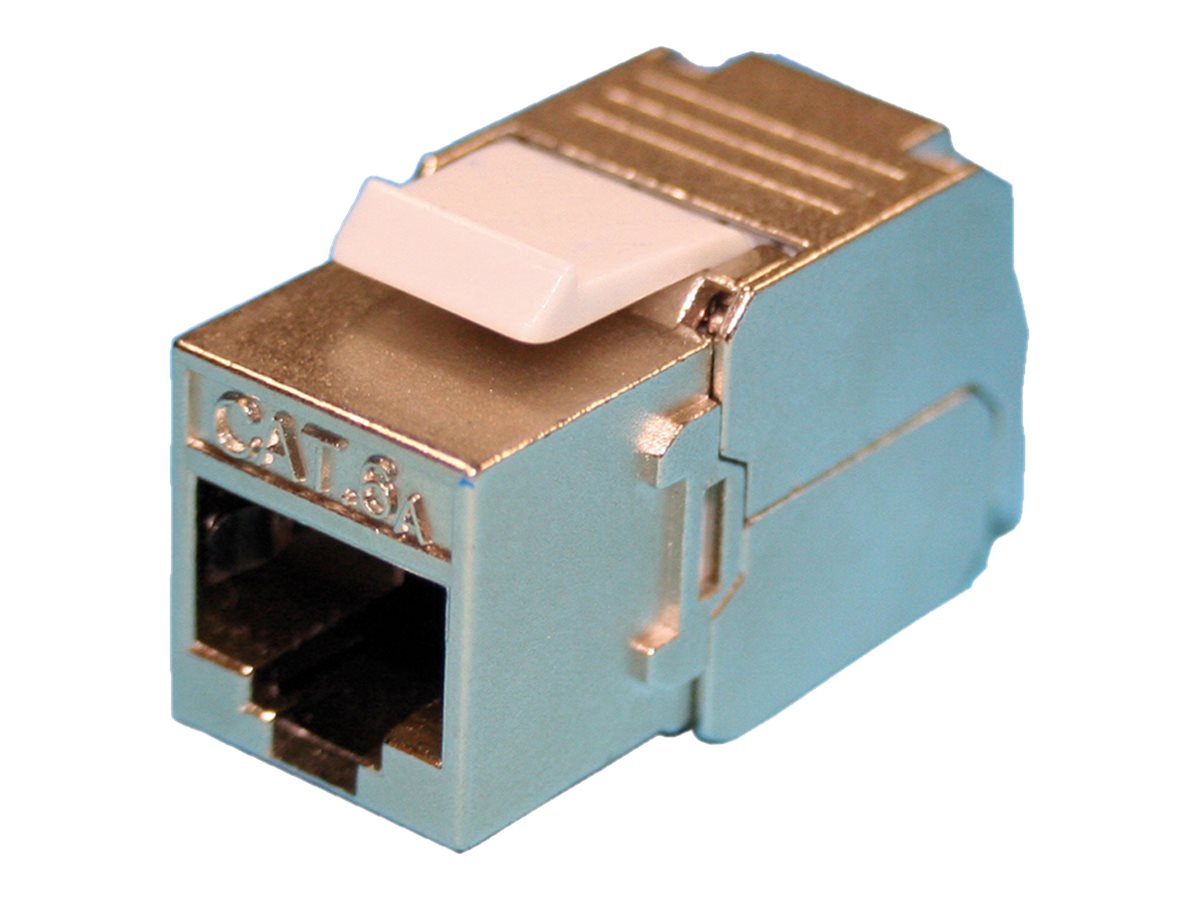 ROLINE Kat.6A Class EA Keystone geschirmt Vorderansicht