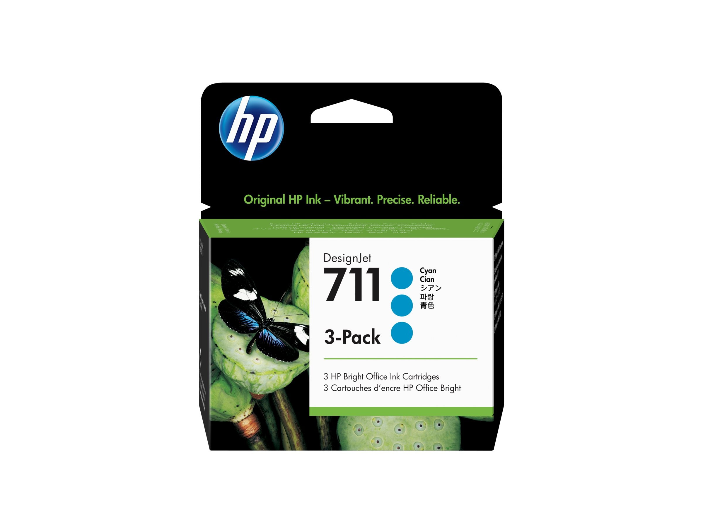 HP 711 Original Tinte cyan Detailansicht