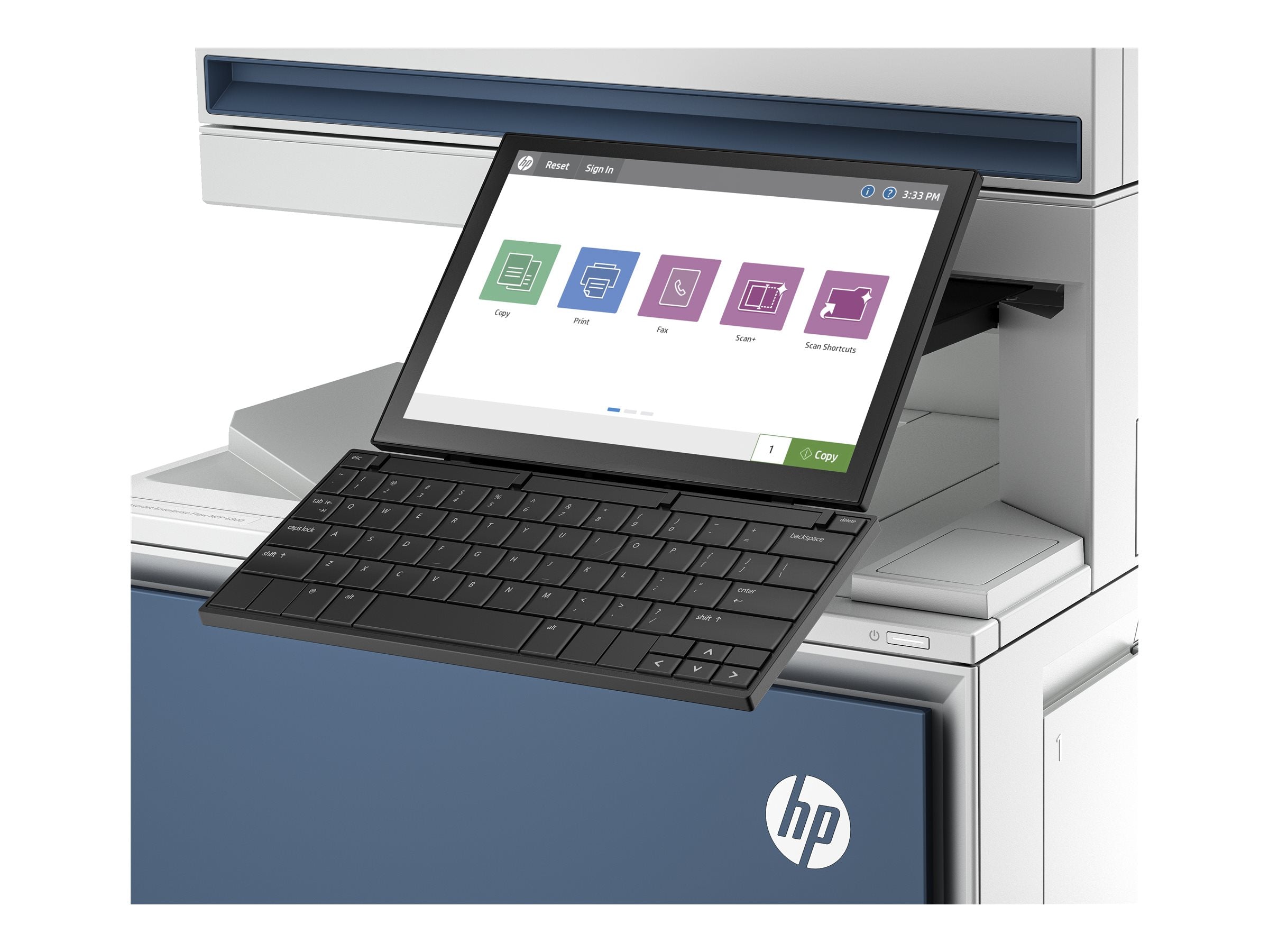 HP LaserJet Workflow UK Keyboard Vorderansicht